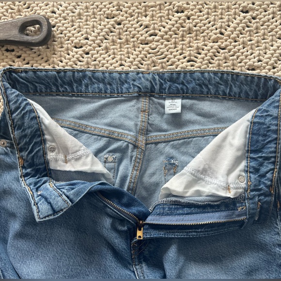 H&M Light Blue Ultra Wide-Leg Jeans Like New - Picture 14 of 16